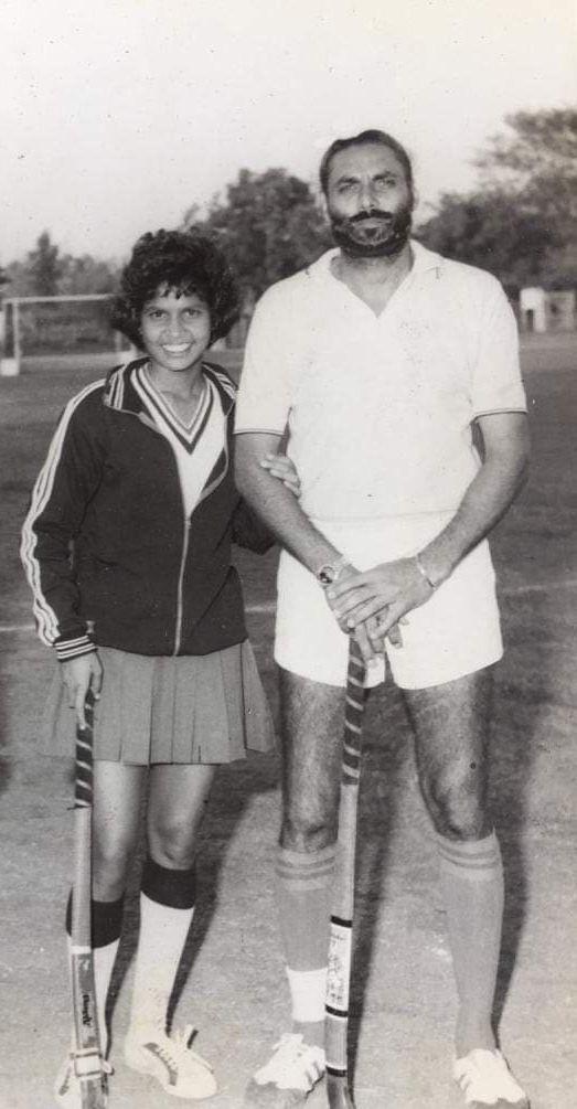Gurbux Singh with Madhu Yadav